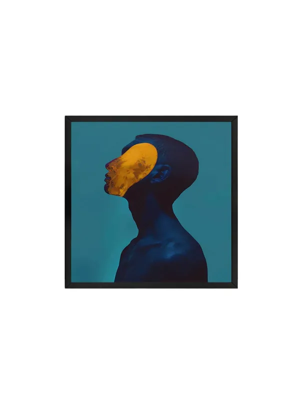 Box_Fiber_Frame_Minimalist_Yellow_Mask_Portrait_Canvas-Wrapped_Painting_-_Size_24X24_-_Modern_Expression_(BLF24X240363)