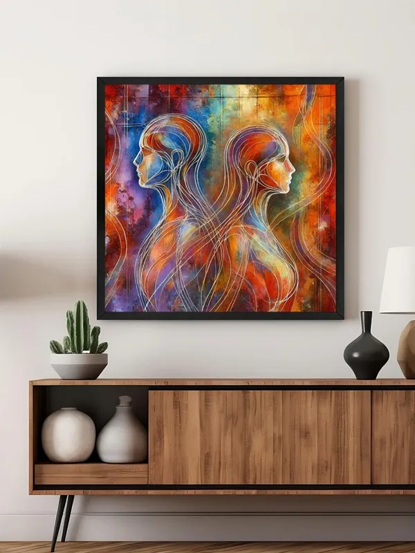 Box_Fiber_Frame_Abstract_Twin_Silhouettes_Canvas_Painting_:_Contemporary_Dual_Portrait_Art_for_Modern_Home_and_Office_Wall_D�cor_(BLF24X240288)
