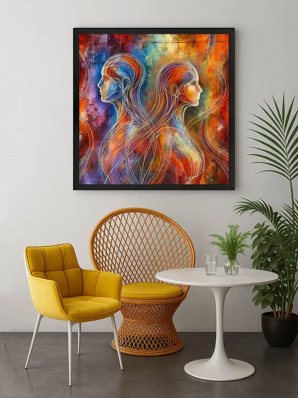 Box_Fiber_Frame_Abstract_Twin_Silhouettes_Canvas_Painting_:_Contemporary_Dual_Portrait_Art_for_Modern_Home_and_Office_Wall_D�cor_(BLF24X240288)