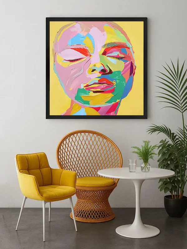 Box_Fiber_Frame_Colorful_Expressionist_Face_Canvas-Wrapped_Painting_-_36X36_|_Bold_Portrait_Art_for_Living_Spaces_(BLF36X360433)