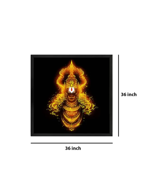 Box_Fiber_Frame_Mystical_Hanuman_Divine_Glow_Canvas_painting:_Spiritual_Wall_Art_for_Devotees,_Featuring_Hanuman_with_Illuminated_Mantras_(BLF36X360276)