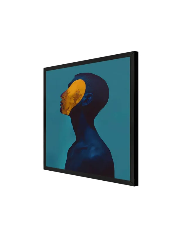 Box_Fiber_Frame_Minimalist_Yellow_Mask_Portrait_Canvas-Wrapped_Painting_-_Size_36X36_-_Modern_Expression_(BLF36X360363)