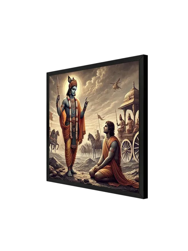 Box_Fiber_Frame_Krishna_Delivering_the_Bhagavad_Gita_to_Arjuna_on_the_Battlefield_-_Canvas_Painting_|_Mahabharata_Art,_Hindu_Religious_Painting,_Krishna_and_Arjuna_Decor_(BLF24X240250)
