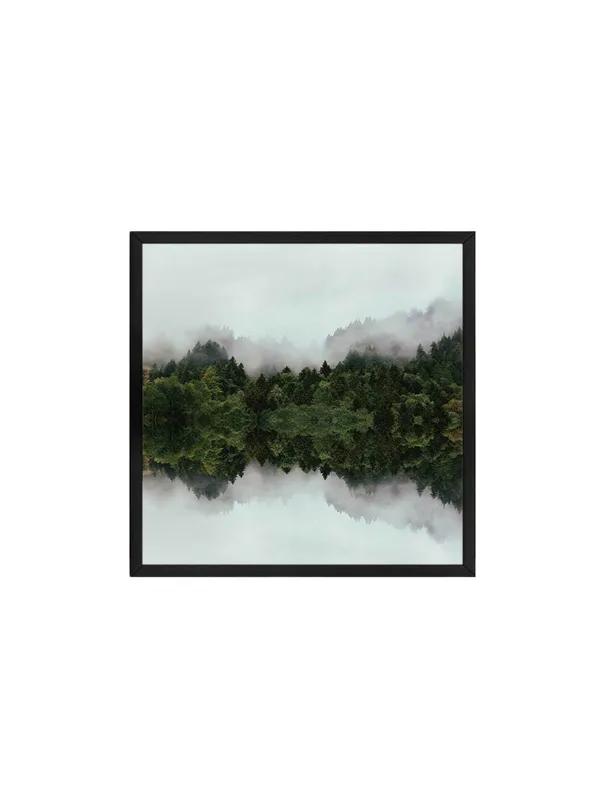 Box_Fiber_Frame_Misty_Forest_Reflection_Canvas-Wrapped_Painting,_24X24_A_Tranquil_Escape_for_Any_Room_(BLF24X240321)