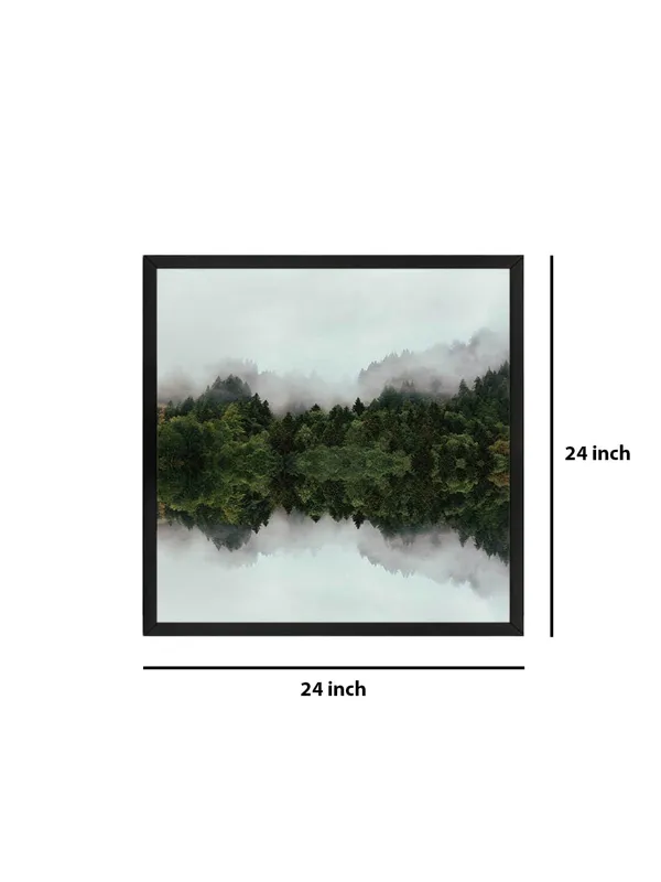 Box_Fiber_Frame_Misty_Forest_Reflection_Canvas-Wrapped_Painting,_24X24_A_Tranquil_Escape_for_Any_Room_(BLF24X240321)