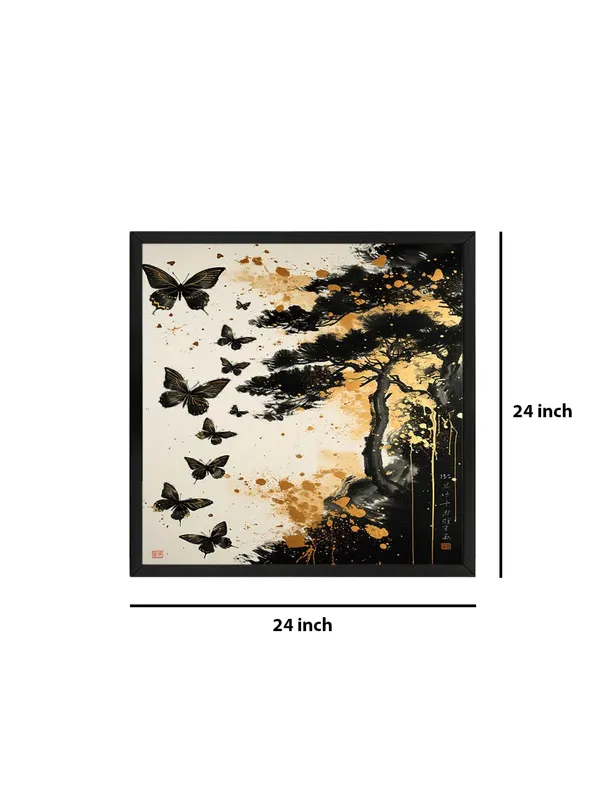 Box_Fiber_Frame_Butterfly_Journey_Canvas-Wrapped_Painting_-_24X24_Inch_-_Elegant_Nature_Artwork_for_Tranquil_Interiors_(BLF24X240427)
