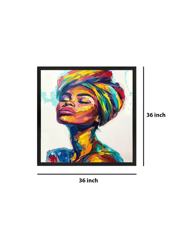 Box_Fiber_Frame_Vivid_Portrait_Canvas-Wrapped_Painting_36X36_�_Multicolored_Modern_African_Art_(BLF36X360484)