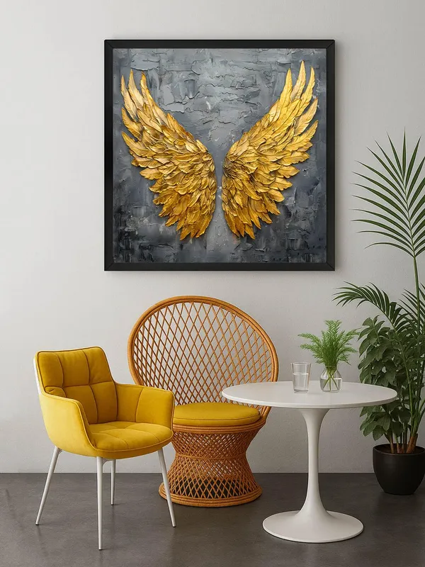 Box_Fiber_Frame_Golden_Angel_Wings_Canvas-Wrapped_Painting_36X36_-_Inspirational_Wall_Art_(BLF36X360452)