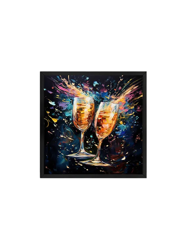 Box_Fiber_Frame_Canvas-Wrapped_Celebration_Toast_Painting,_36X36_�_Lively_Colors,_Festive_Art,_Perfect_for_Dining_Room_or_Lounge_(BLF36X360446)