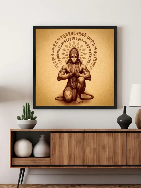 Box_Fiber_Frame_Divine_Hanuman_Meditation_Canvas_painting:_Ethereal_Wall_Art_with_Sanskrit_Mantras_for_Spiritual_Home_Decor_and_Meditation_Rooms_(BLF24X240269)