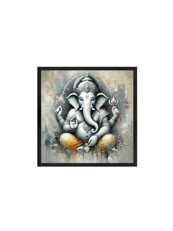 Box_Fiber_Frame_Ganesha's_Sacred_Aura:_The_Embodiment_of_Strength,_Wisdom,_and_Compassion_in_the_Cosmic_Realm_-_Canvas_Painting_(BLF24X240231)
