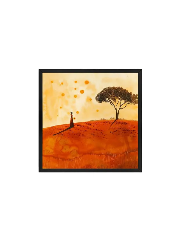 Box_Fiber_Frame_Canvas-Wrapped_Woman_Under_Tree_in_Sunlight_Painting_24X24_-_Elegant_Wall_Art_(BLF24X240495)