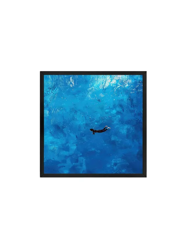 Box_Fiber_Frame_Diver_in_Blue_Ocean_Canvas-Wrapped_Painting_-_Size_36X36_-_Dynamic_Water_Art_(BLF36X360367)