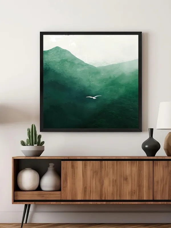 Box_Fiber_Frame_Serene_Mountain_Scene_with_Bird_Canvas-Wrapped_Painting_-_Size_24X24_-_Tranquil_Art_Piece_(BLF24X240361)