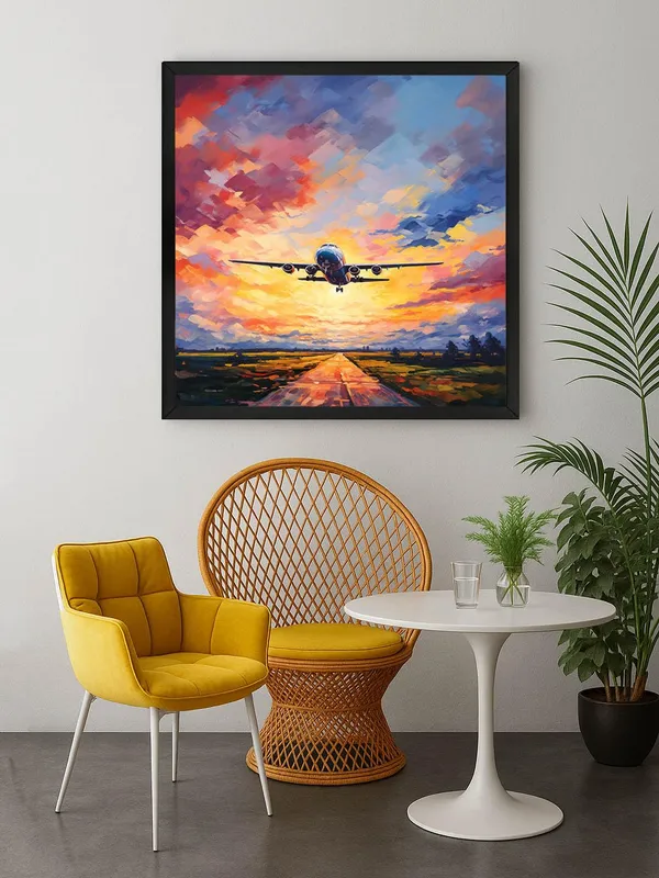 Box_Fiber_Frame_Lily_Pond_Canvas-Wrapped_Painting_24X24_-_Tranquil_Water_Lily_Scene_(BLF24X240464)