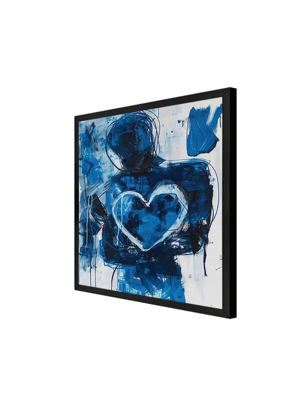 Box_Fiber_Frame_Abstract_Blue_Heart_Canvas-Wrapped_Painting_36X36_-_Modern_Art_with_Emotional_Expression_(BLF36X360368)