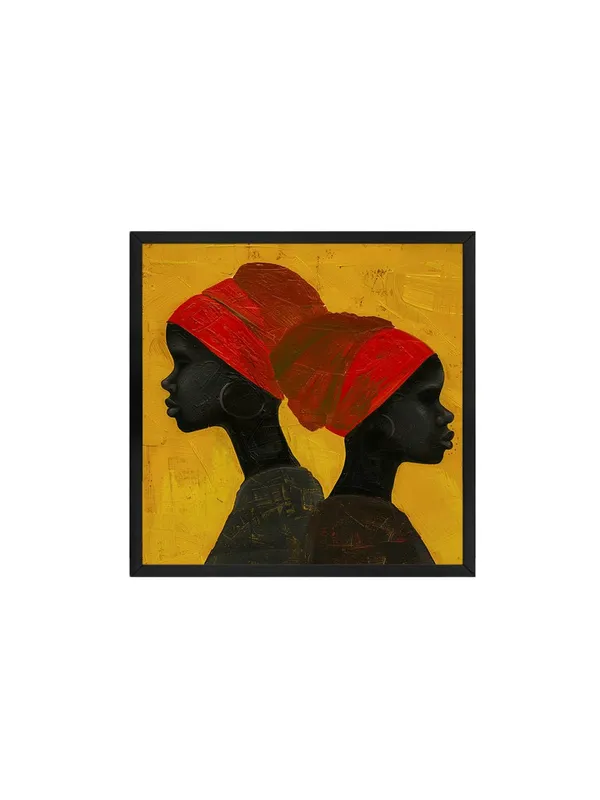 Box_Fiber_Frame_Modern_African_Silhouette_Canvas-Wrapped_Painting_36X36_�_Bold_African_Art_Decor_(BLF36X360478)