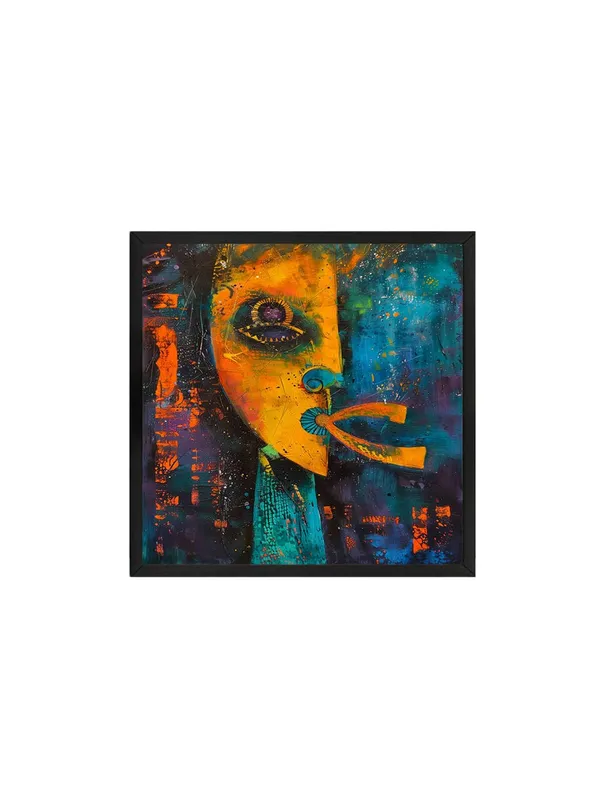 Box_Fiber_Frame_Mystical_Mask_Canvas-Wrapped_Painting_24X24_�_Colorful_Tribal_Art_Wall_Decor_(BLF24X240481)