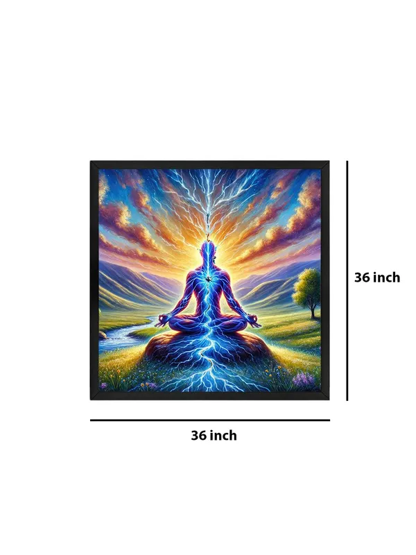 Box_Fiber_Frame_Canvas_Wrapped_Painting_of_Lord_Hanuman_with_Divine_Aura_-_Powerful_Spiritual_Decor_for_Any_Room_-36X36_Inches_(BLF36X360520)