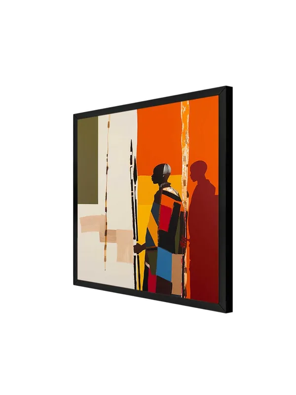 Box_Fiber_Frame_Two_Feathers_Canvas-Wrapped_Painting,_36X36,_Delicate_Feather_Art_for_Bedroom_Serenity_(BLF36X360475)