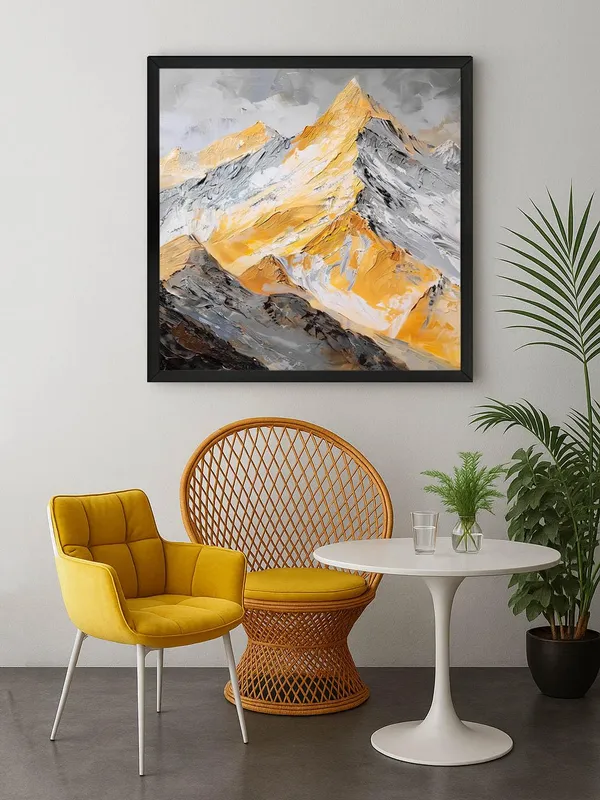 Box_Fiber_Frame_Golden_Peaks_Canvas-Wrapped_Painting_-_24X24_Inch_-_Majestic_Mountain_Landscape_Art_for_Nature_Lovers_(BLF24X240425)