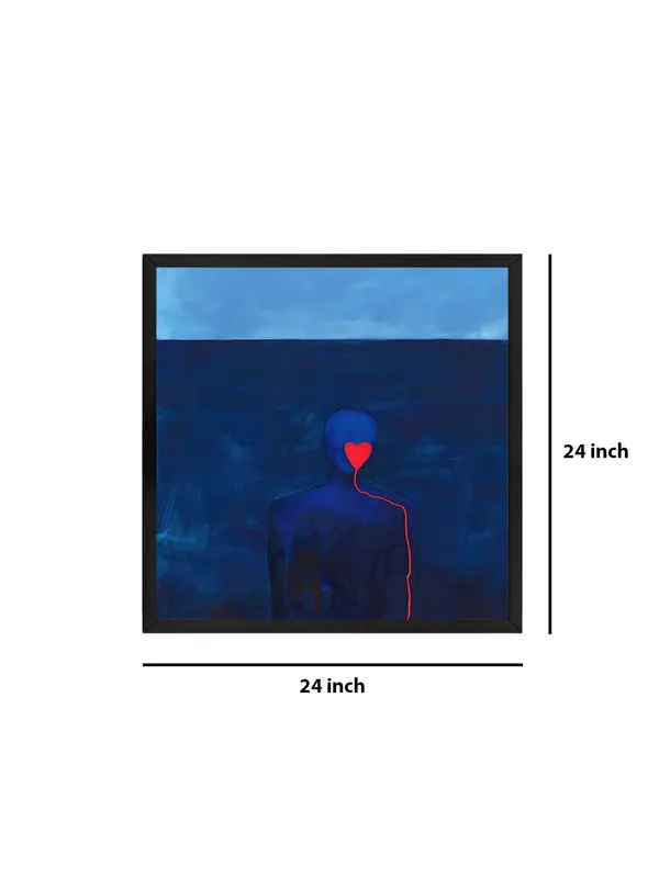Box_Fiber_Frame_Deep_Blue_Ocean_Heart_Canvas-Wrapped_Painting_-_Size_24X24_-_Contemporary_Love_Art_(BLF24X240364)