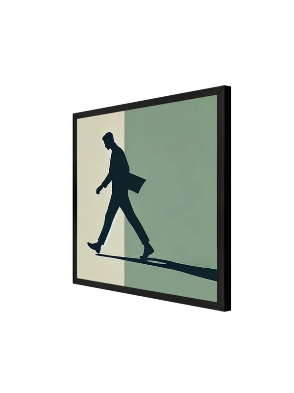 Box_Fiber_Frame_Walking_Silhouette_Canvas-Wrapped_Painting_|_Contemporary_Art_for_Office,_Study,_and_Modern_Interiors_24X24_Inches_(BLF24X240508)