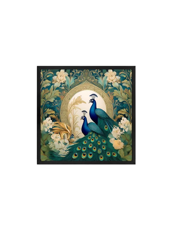 Box_Fiber_Frame_Majestic_Peacocks_in_Bloom:_Elegant_Nature-Inspired_Canvas_Painting_for_Luxury_Home_Decor_and_Floral_Wall_Art_(BLF24X240297)