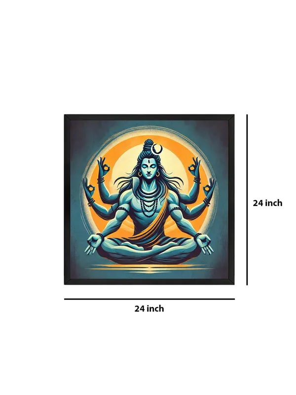 Box_Fiber_Frame_Divine_Shivlinga_Puja_Canvas_Painting_:_Sacred_Hindu_Ritual_Art_Featuring_Shivling,_Flowers,_and_Bells_for_Temple_and_Home_Sanctuaries_(BLF24X240280)