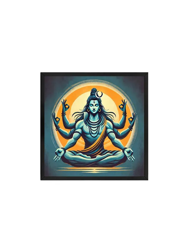 Box_Fiber_Frame_Divine_Shivlinga_Puja_Canvas_Painting_:_Sacred_Hindu_Ritual_Art_Featuring_Shivling,_Flowers,_and_Bells_for_Temple_and_Home_Sanctuaries_(BLF24X240280)