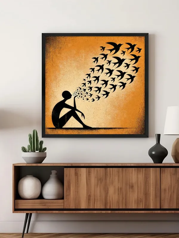 Box_Fiber_Frame_Expressive_Silhouette_Canvas-Wrapped_Painting_|_Artistic_Wall_Decor_for_Living_Rooms_and_Artistic_Spaces_24X24_Inches_(BLF24X240507)