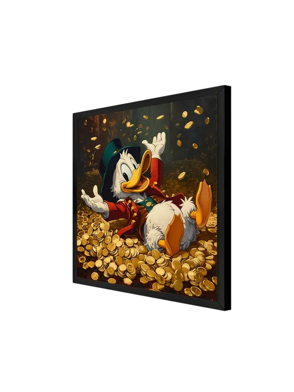 Box_Fiber_Frame_Scrooge_McDuck_Canvas-Wrapped_Painting,_24X24_-_Perfect_Cartoon_Art_Decor_for_Kids_Room_or_Study_(BLF24X240388)