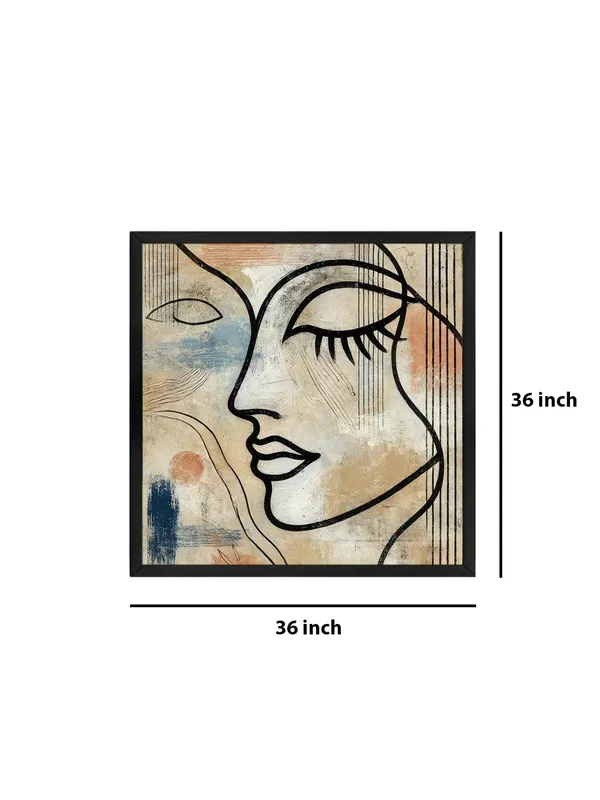 Box_Fiber_Frame_Abstract_Female_Face_Canvas_Painting_-_Modern_Wall_Art_for_Bedroom,_Living_Room_Decor_36X36_Inches_(BLF36X360532)