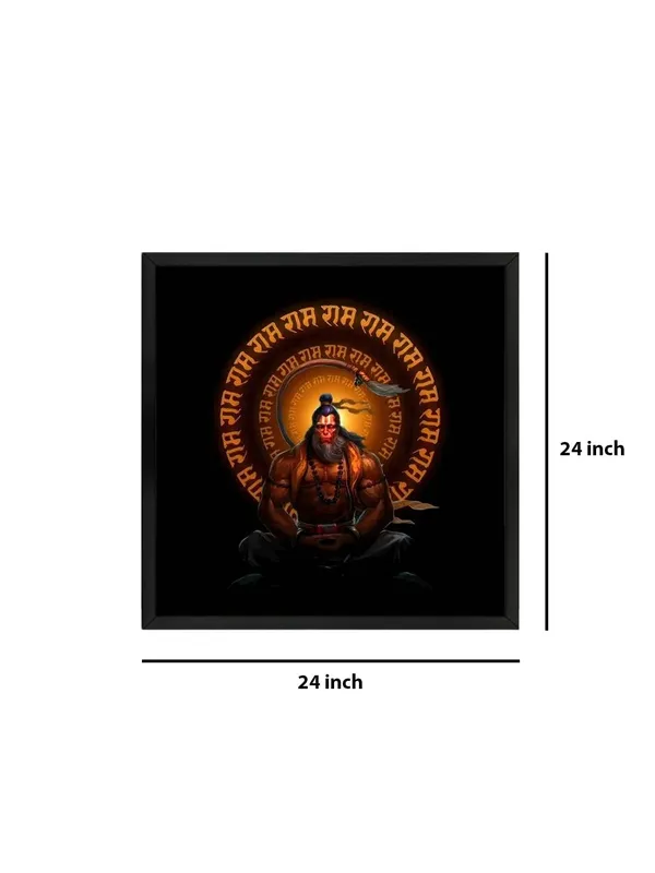 Box_Fiber_Frame_Meditating_Hanuman_with_the_Chant_of_'Jai_Shri_Ram'_in_a_Glowing_Aura_-_Canvas_Painting_|_Hindu_Deity_Art,_Spiritual_Wall_Decor,_Hanuman_Devotion_Painting_(BLF24X240257)