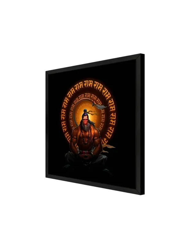 Box_Fiber_Frame_Meditating_Hanuman_with_the_Chant_of_'Jai_Shri_Ram'_in_a_Glowing_Aura_-_Canvas_Painting_|_Hindu_Deity_Art,_Spiritual_Wall_Decor,_Hanuman_Devotion_Painting_(BLF24X240257)