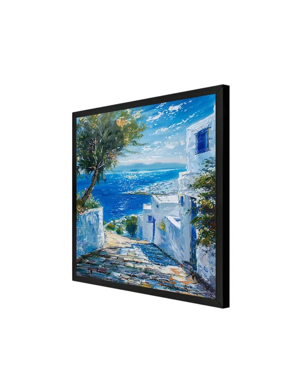 Box_Fiber_Frame_Mediterranean_Street_View_Canvas-Wrapped_Painting,_36X36_-_Serene_Landscape_Art_for_Tranquil_Decor_(BLF36X360417)