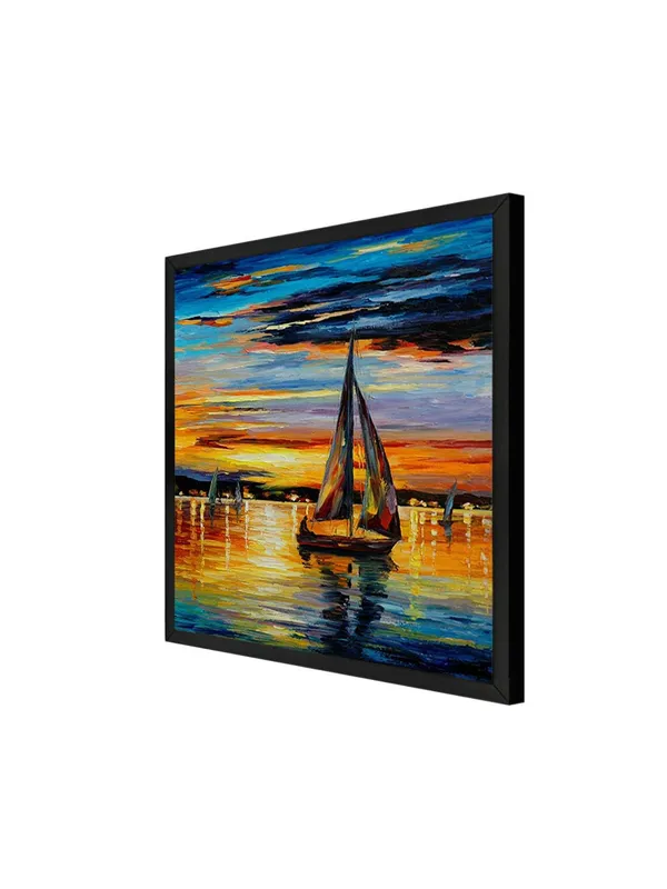 Box_Fiber_Frame_Sailing_into_Sunset_Canvas-Wrapped_Painting_24X24_-_Nautical_Art_for_Living_Room_(BLF24X240333)