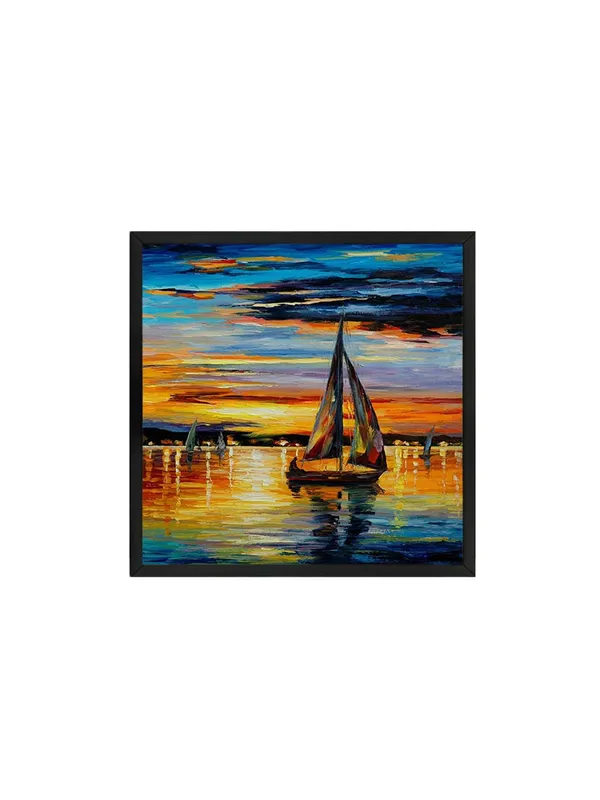 Box_Fiber_Frame_Sailing_into_Sunset_Canvas-Wrapped_Painting_24X24_-_Nautical_Art_for_Living_Room_(BLF24X240333)