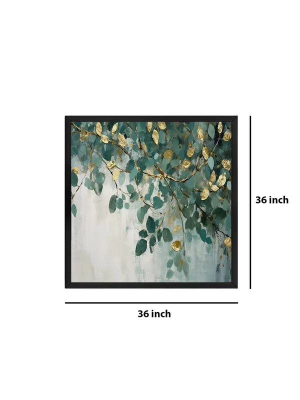 Box_Fiber_Frame_Elegant_Leaf_Art_Print_-_Serene_Green_and_Gold_Branches_with_Soft_Gradient_Background_for_Calming_Home_D�cor_(BLF36X360150)
