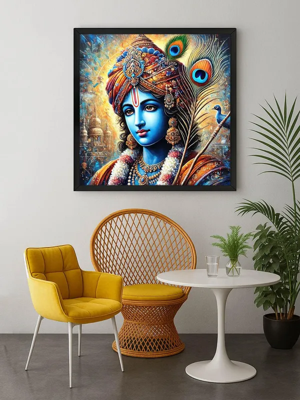 Box_Fiber_Frame_Lord_Krishna_Canvas_Painting:_Vibrant_Portrait_with_Peacock_Feathers_and_Sacred_Jewelry_for_Spiritual_and_Cultural_Home_D�co_(BLF36X360282)