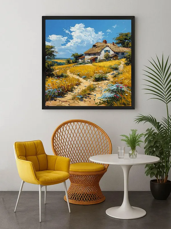 Box_Fiber_Frame_Countryside_Cottage_Canvas-Wrapped_Painting_-_24X24_Inch_-_Charming_Rural_Scene_Art_for_Cozy_Homes_(BLF24X240424)