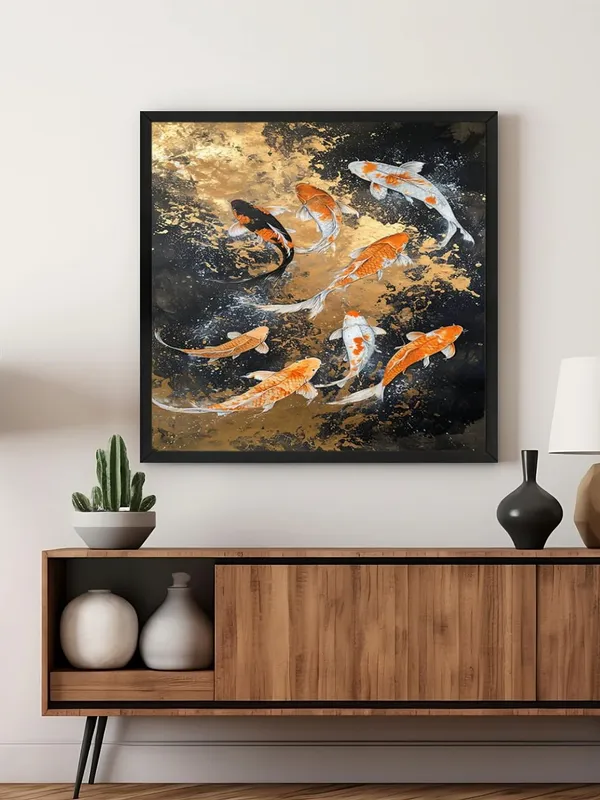Box_Fiber_Frame_Koi_Fish_Serenity_Canvas-Wrapped_Painting_-_24X24_Inch_-_Tranquil_Pond_Scene_Art_for_Peaceful_Spaces_(BLF24X240426)