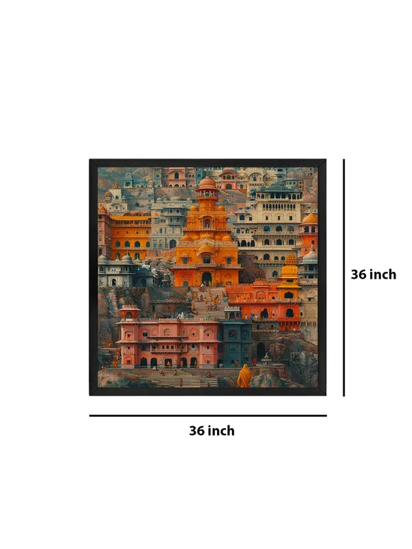 Box_Fiber_Frame_colorful_painting_architecture_of_the_densely_packed_buildings,_creating_a_sense_of_a_mystical_or_otherworldly_city_wall_painting_for_bedroom_(BLF36X360207)
