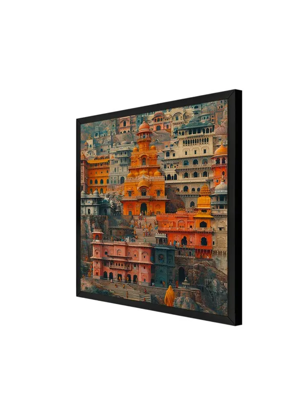 Box_Fiber_Frame_colorful_painting_architecture_of_the_densely_packed_buildings,_creating_a_sense_of_a_mystical_or_otherworldly_city_wall_painting_for_bedroom_(BLF36X360207)