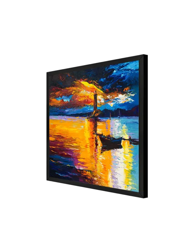 Box_Fiber_Frame_Lighthouse_at_Sunset_Canvas-Wrapped_Painting,_Radiant_Coastal_Decor_(BLF24X240314)