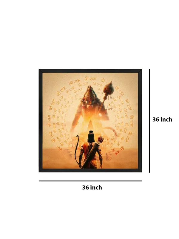 Box_Fiber_Frame_Lord_Ram_and_Hanuman_with_Glowing_Divine_Presence_-_Canvas_Painting_|_Hindu_Deity_Art,_Ramayana_Devotional_Painting,_Spiritual_Wall_Decor_(BLF36X360264)