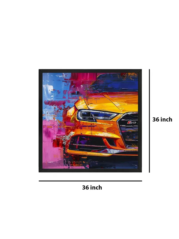 Box_Fiber_Frame_Classic_Car_in_Clouds_Canvas-Wrapped_Painting_36X36_-_Surreal_Vintage_Car_Wall_Decor_(BLF36X360454)
