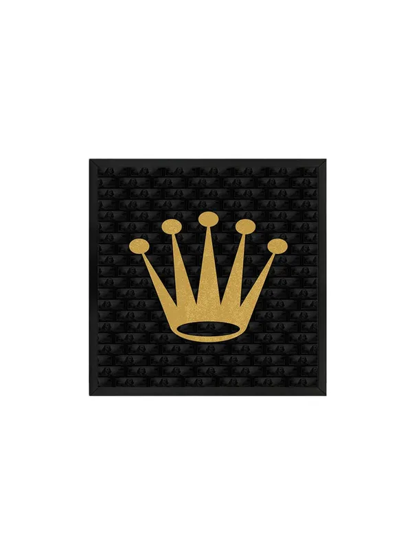 Box_Fiber_Frame_Golden_Crown_Canvas-Wrapped_Painting,_24X24_-_Elegant_Monochrome_Art_for_Sophisticated_Decor_(BLF24X240402)