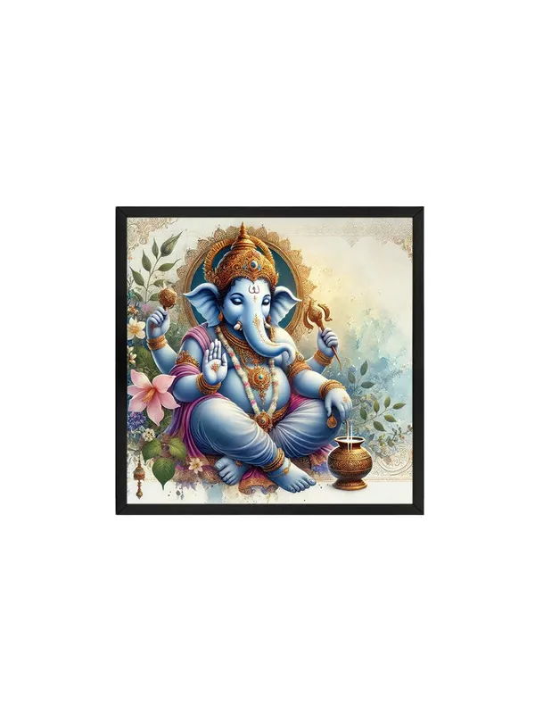 Box_Fiber_Frame_Radiance_of_the_Sacred:_Lord_Ganesha�s_Divine_Light_Shining_Through_the_Ages_-_Canvas_Painting_|_Indian_Spiritual_Art,_Ganesh_Wall_Decor,_Hindu_Religious_Art_(BLF36X360234)