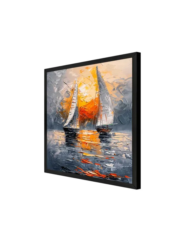 Box_Fiber_Frame_Sailboats_at_Sunset_Canvas-Wrapped_Painting,_36X36_-_Serene_Nautical_Art_for_Relaxing_Ambiance_(BLF36X360394)